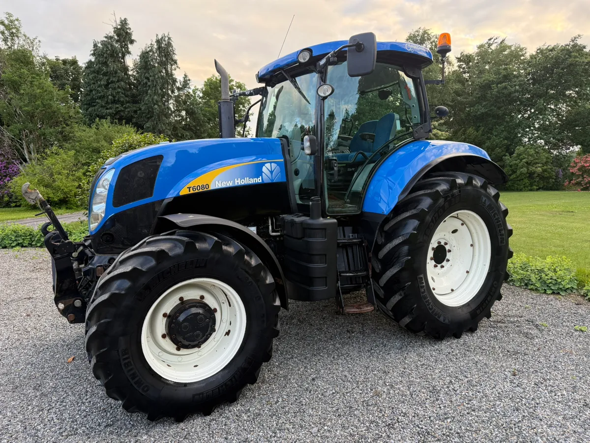 2010 New Holland T6080 R/C 5700 hours!! €52950 - Image 1