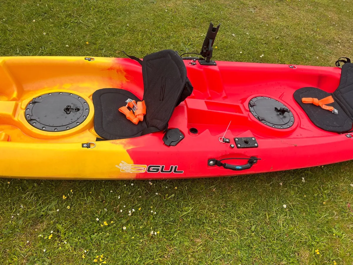 2/3 Gul fishing Kayak - Image 1