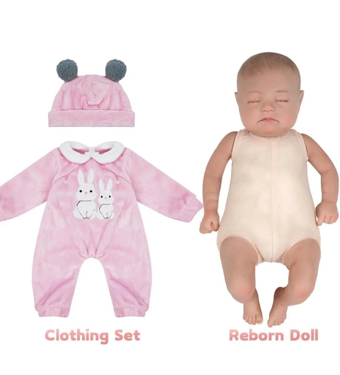 Reborn Baby Dolls - 20-inches reborn baby Girl - Image 2