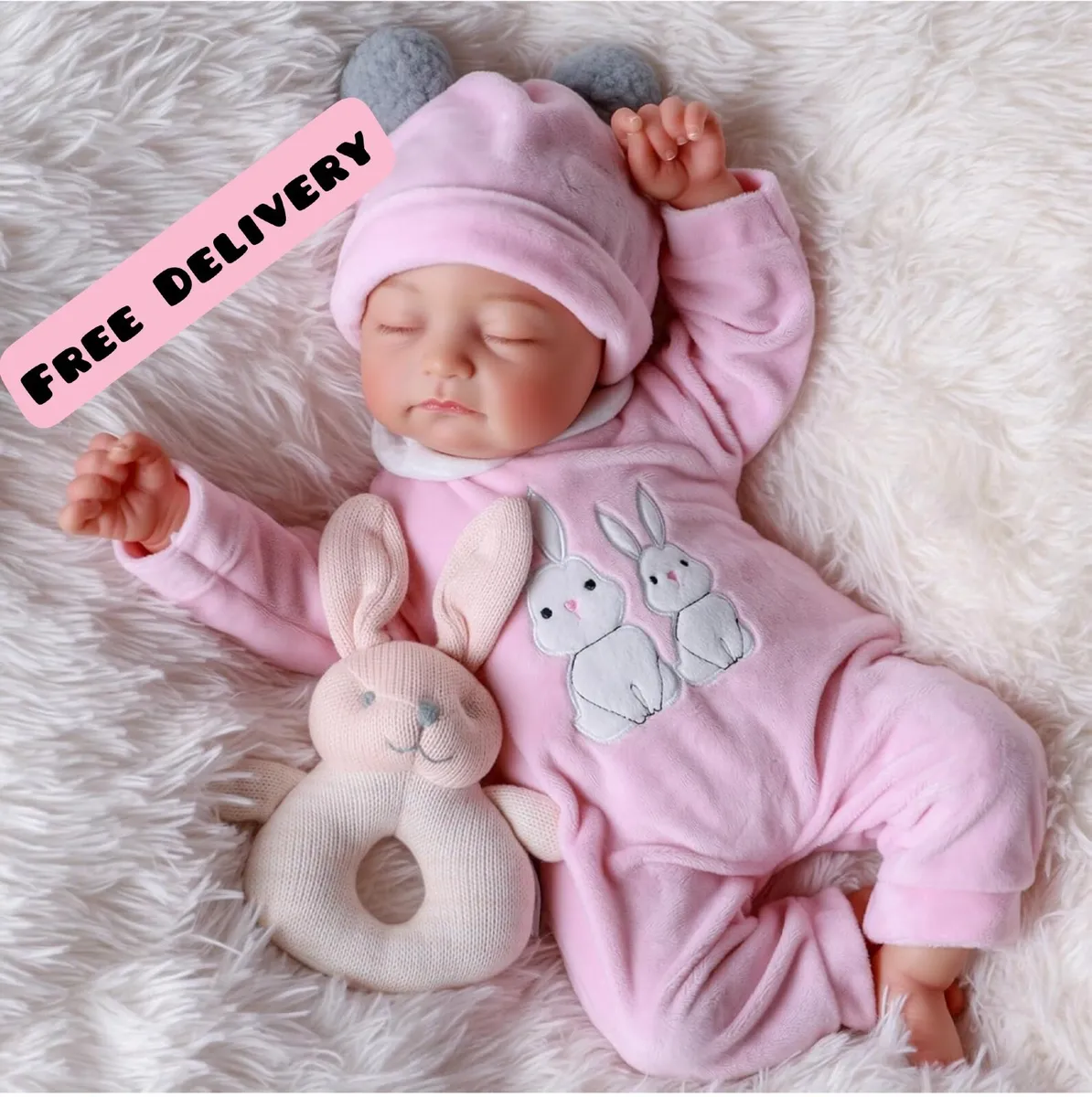 Reborn Baby Dolls - 20-inches reborn baby Girl - Image 1