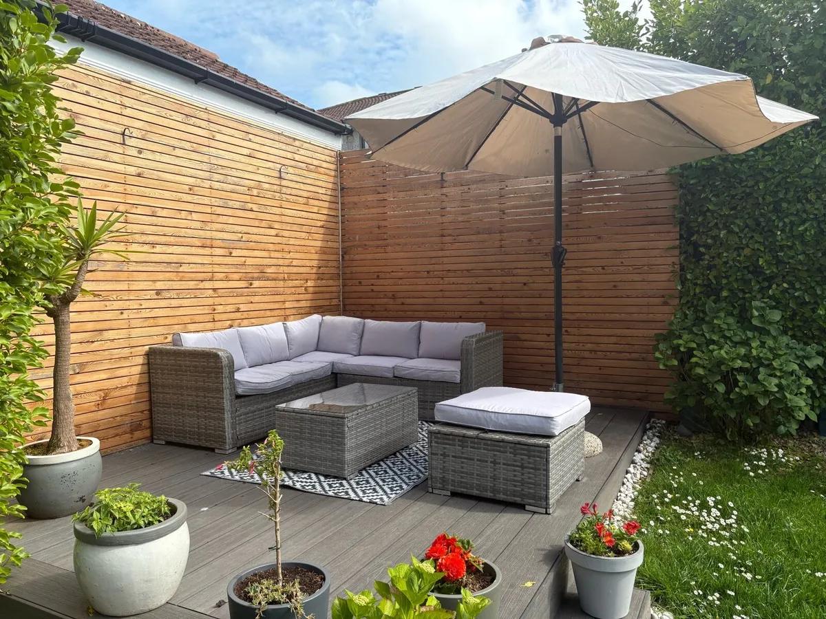 Parma patio 6 seater corner Garden Furniture - Image 1