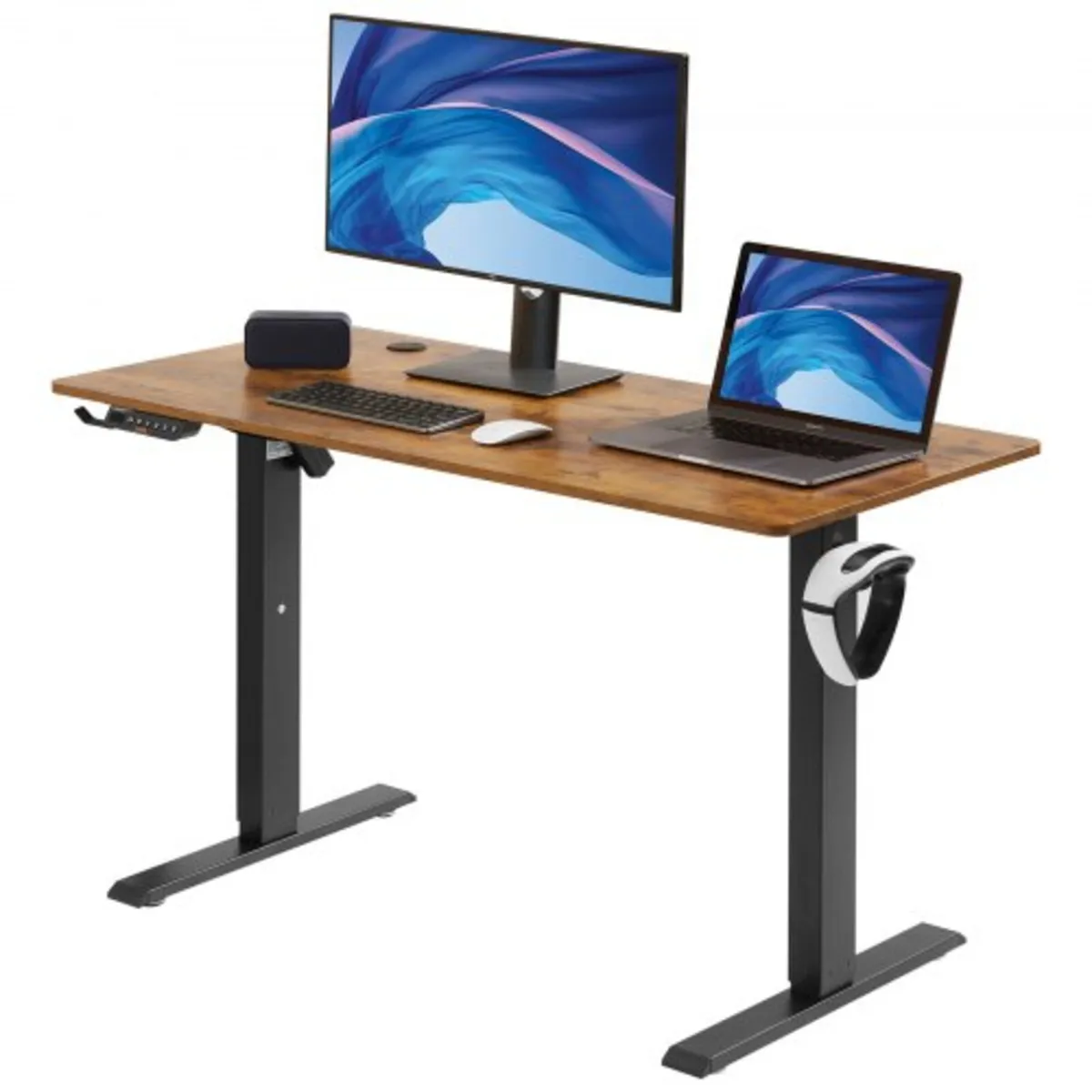 Height Adjustable Desk, 47.2 x 31.5 in, 3-Key Mode