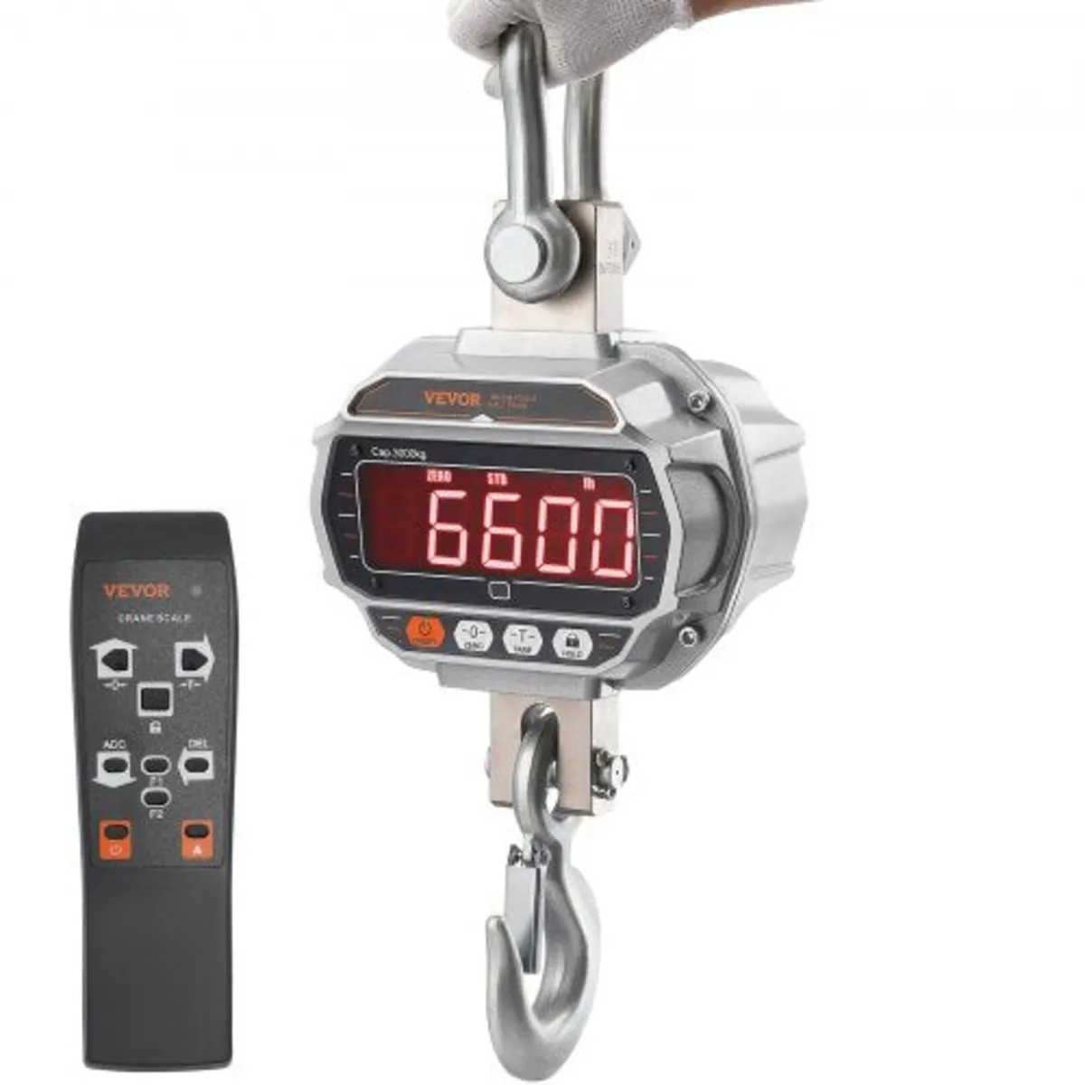 Digital Crane Scale, 6600 lbs/3000 kg, Industrial