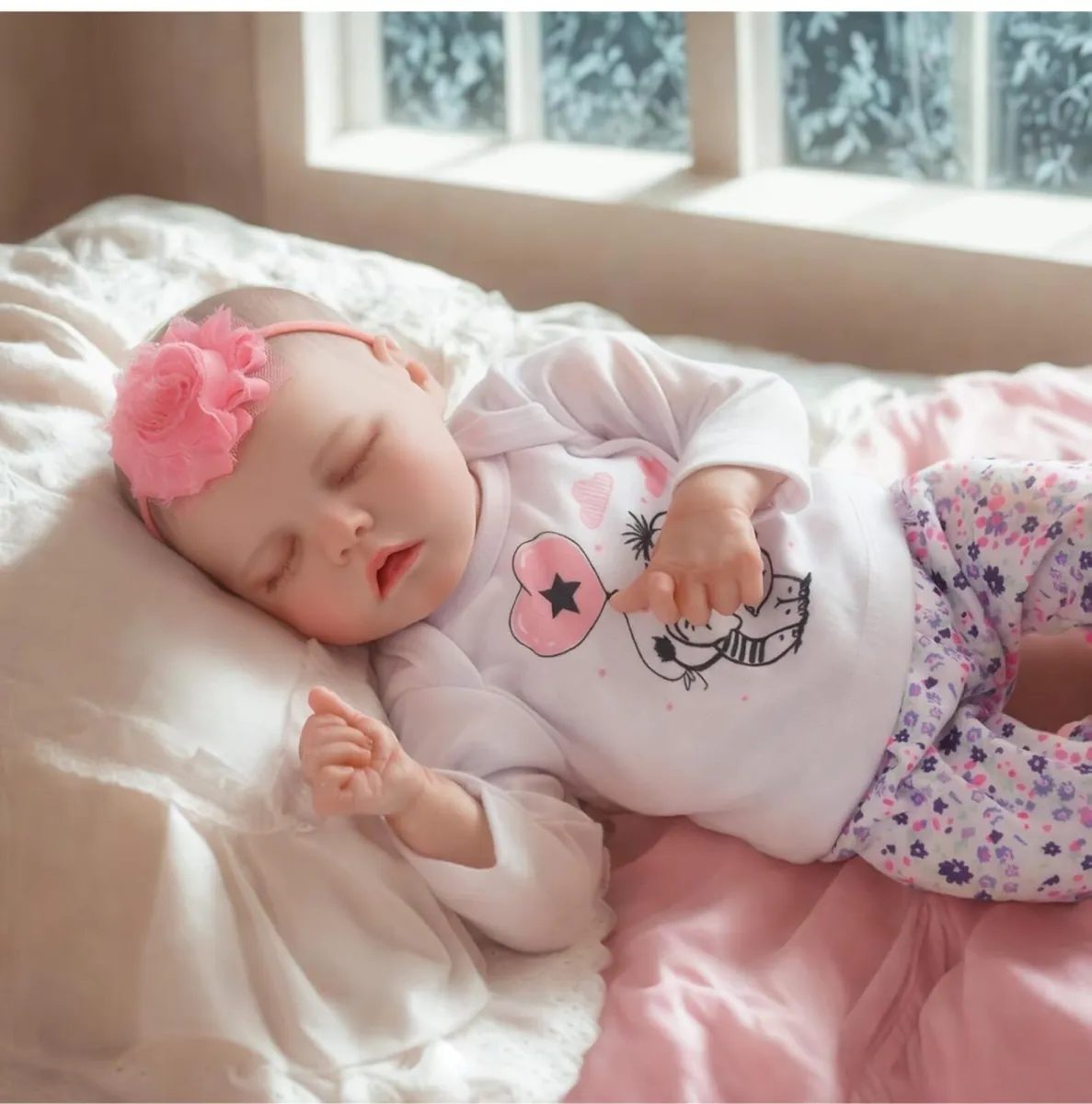 Reborn dolls - 17-Inch Handmade Realistic Baby Dol - Image 3