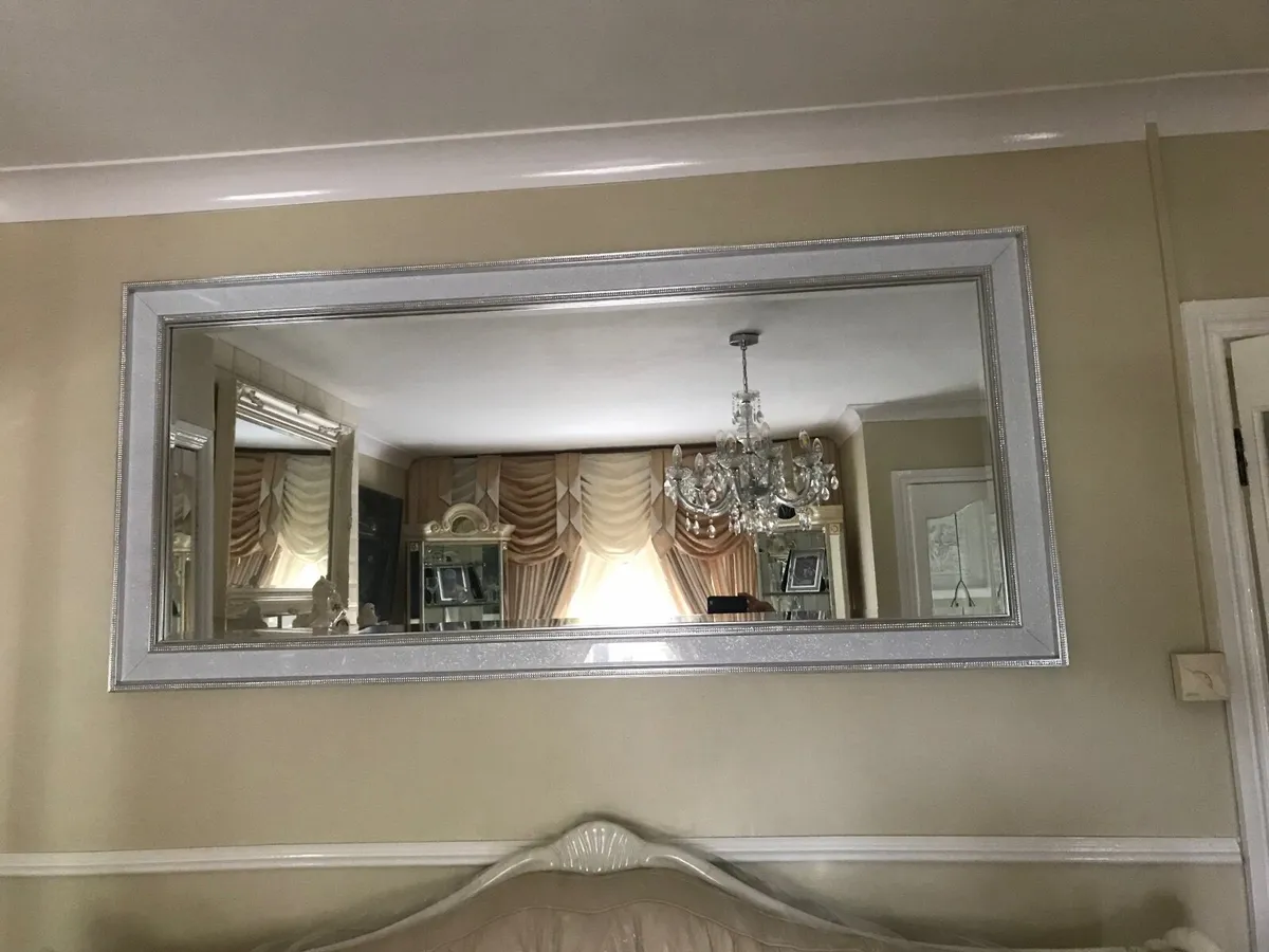 Large diamond mirror - Image 1