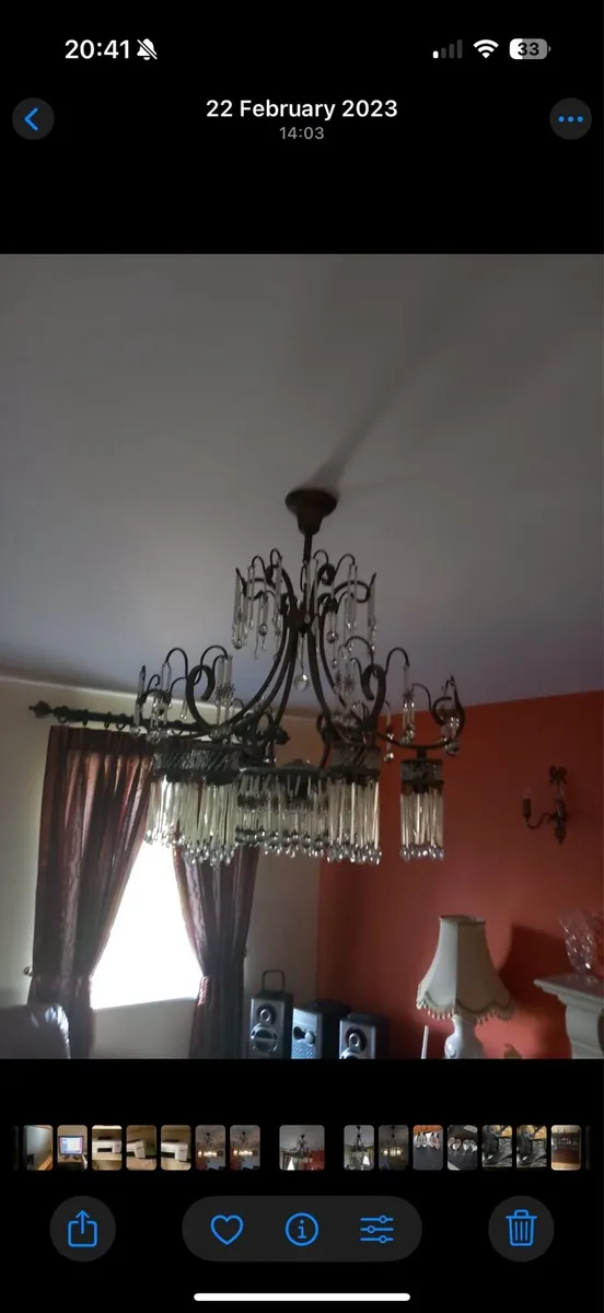 Art deco chandelier - Image 1