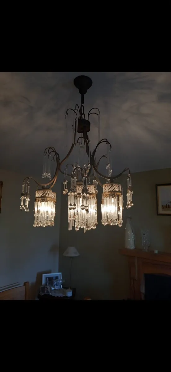 Art deco chandelier - Image 1