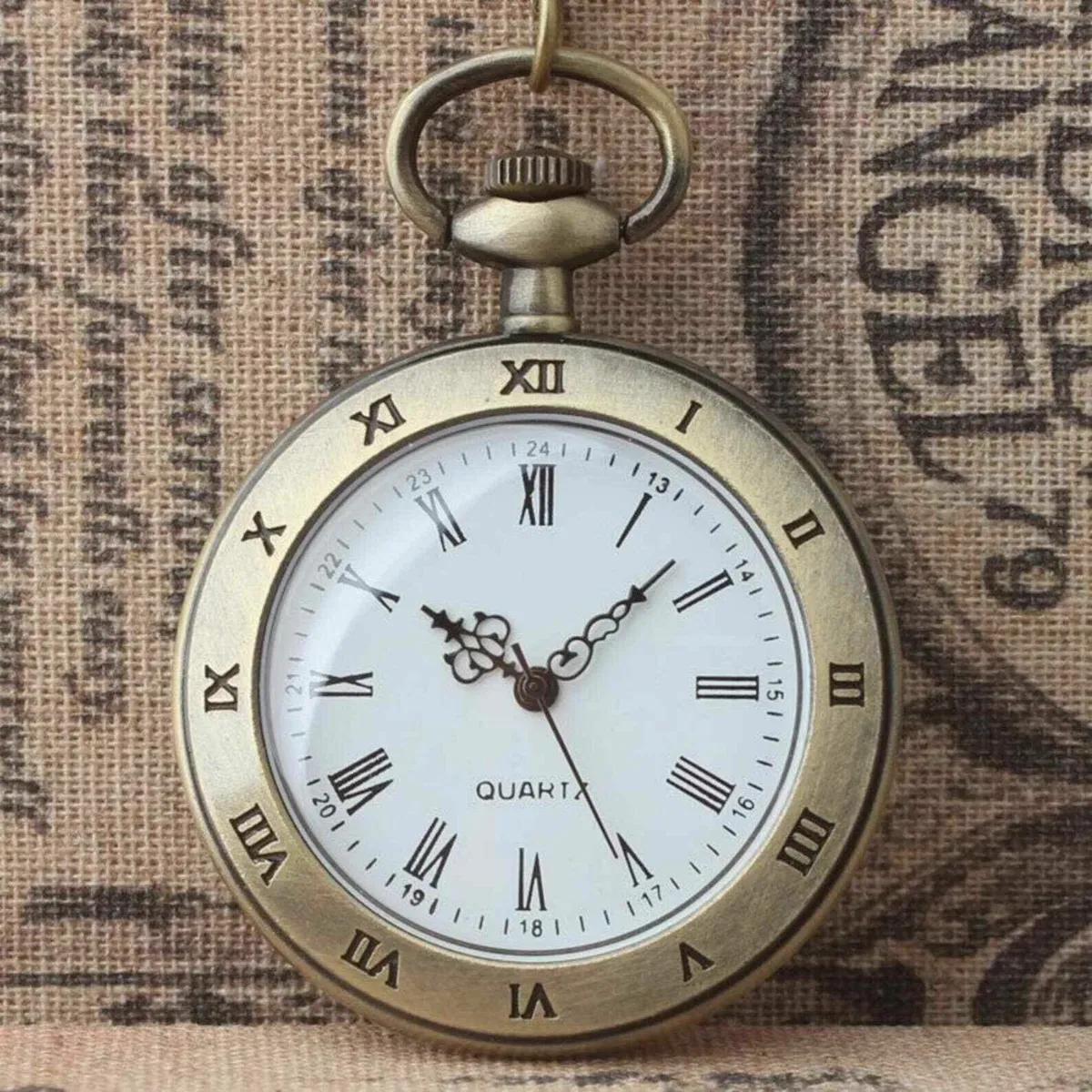 Large Dial Display, watch and chain, Free Post - Image 2
