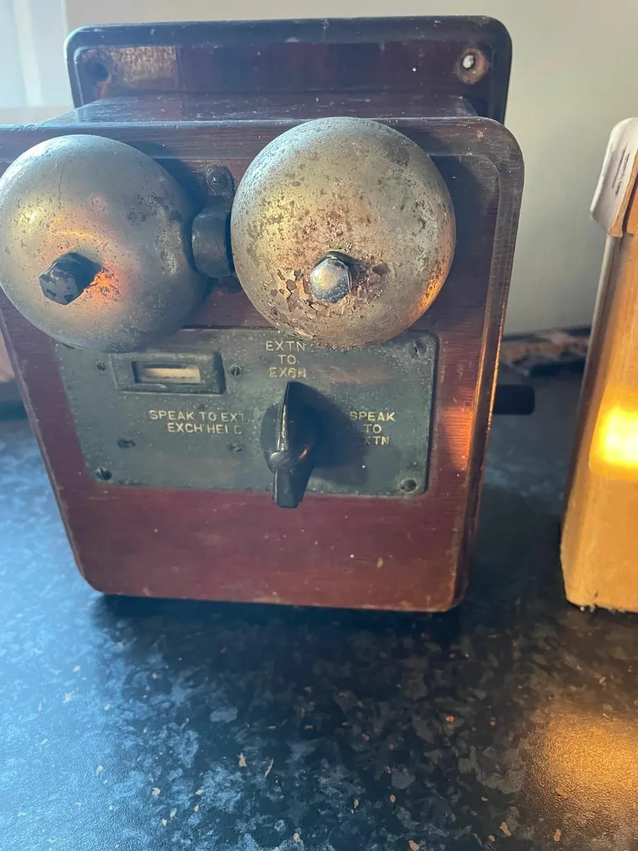 Vintage Telephone exchange and PT box - Image 1