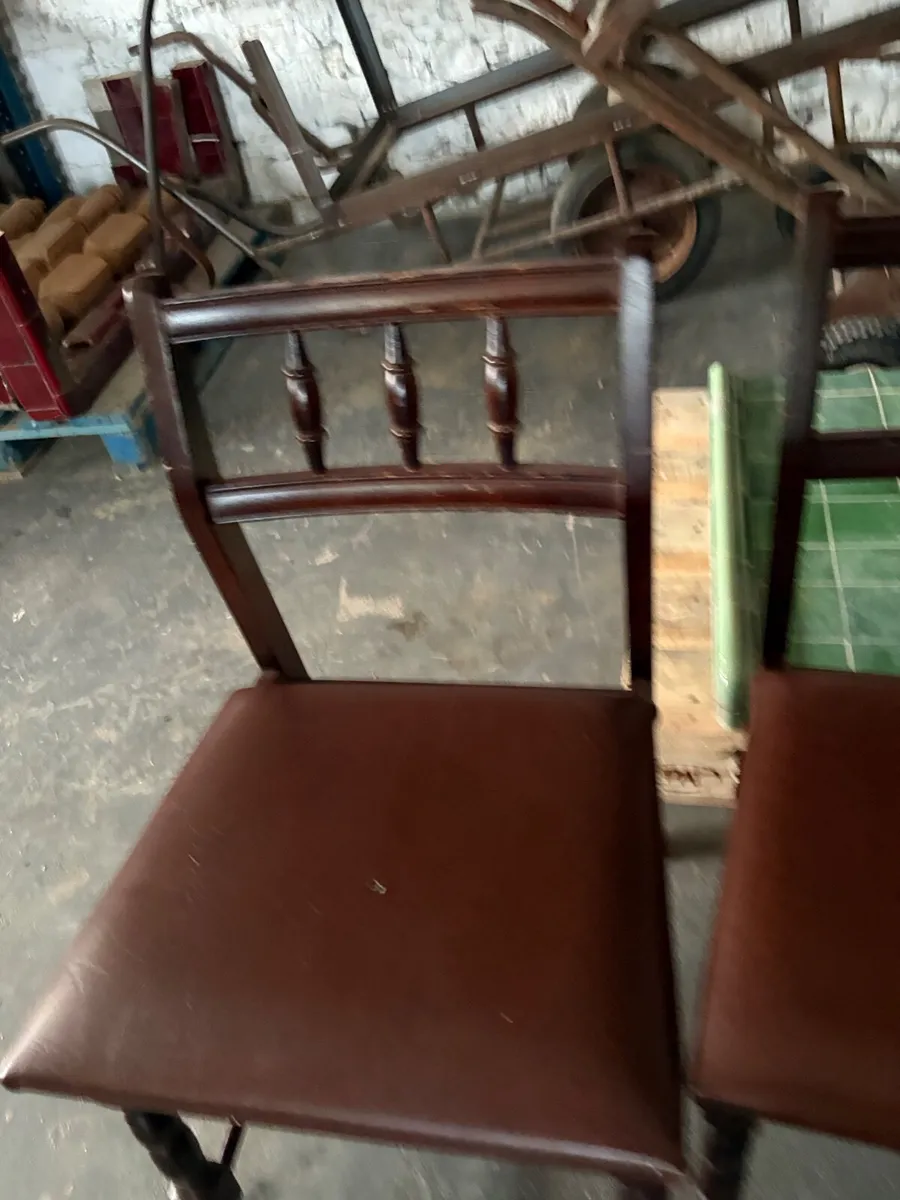 Solid Beech Dining Chairs - Image 3