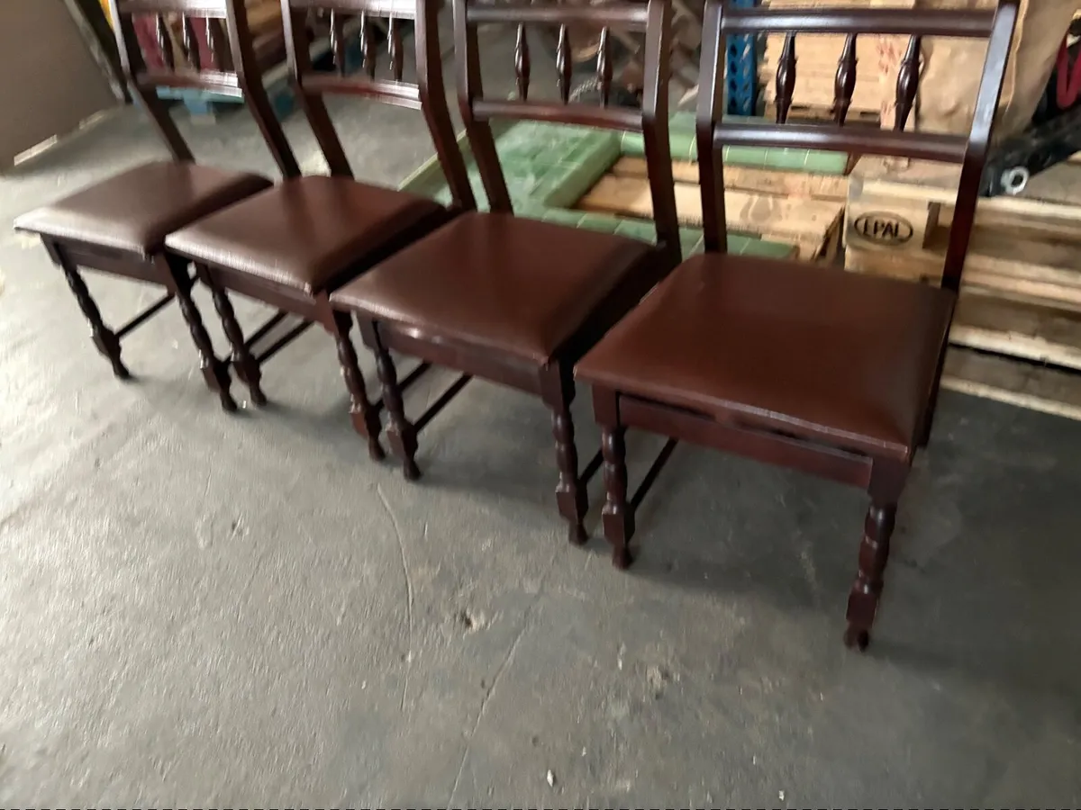 Solid Beech Dining Chairs - Image 1