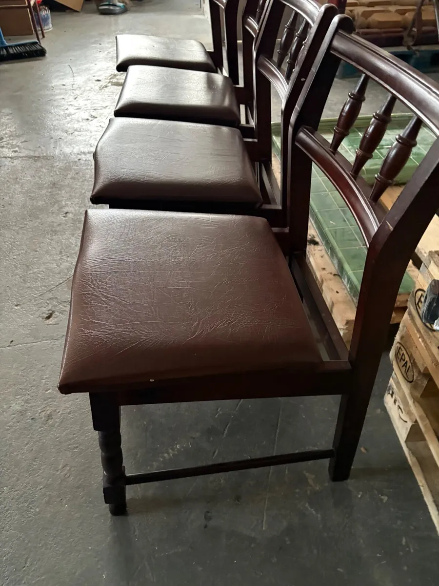 Solid Beech Dining Chairs - Image 4