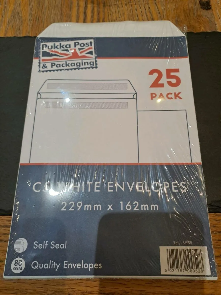 25 C5 white envelopes - Image 2