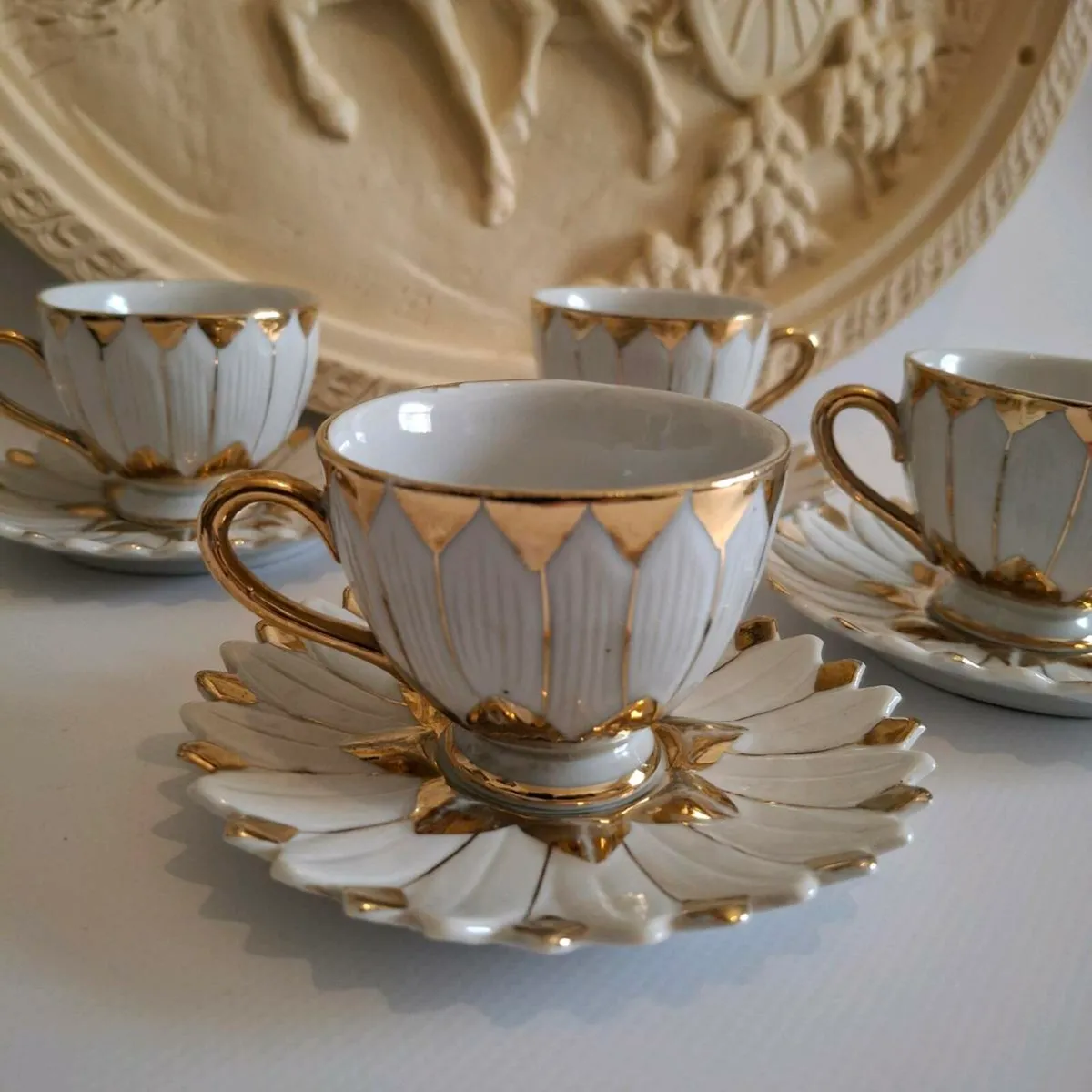 Art Deco Espresso Cups - Image 1