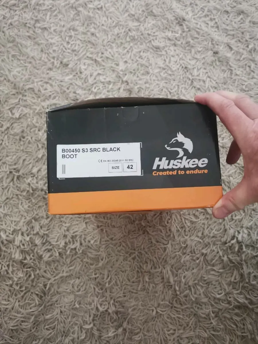 Huskee men's work boots - Image 3
