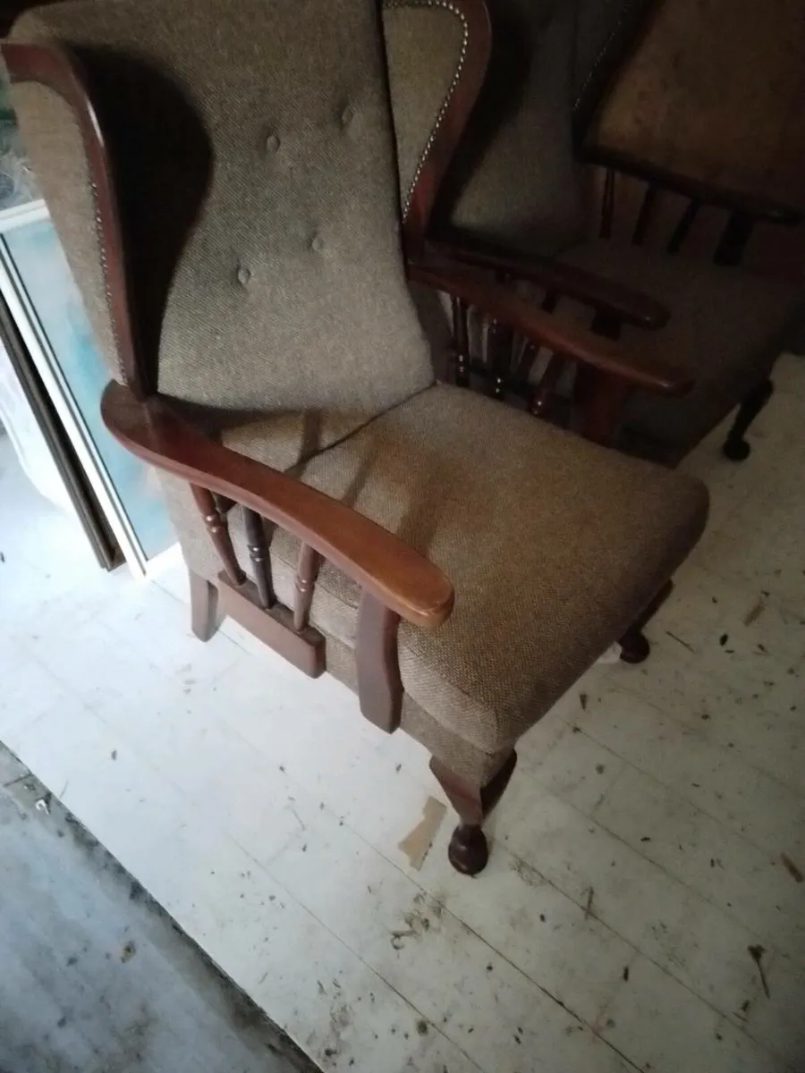 2 fire side chairs