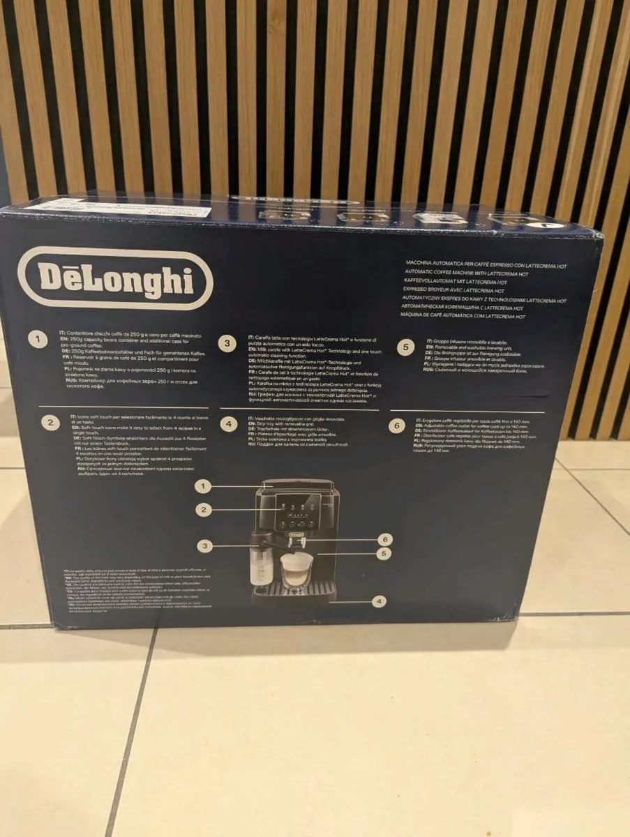 (NEVER OPENED) DeLonghi Magnifica Bean to Cup - Image 3