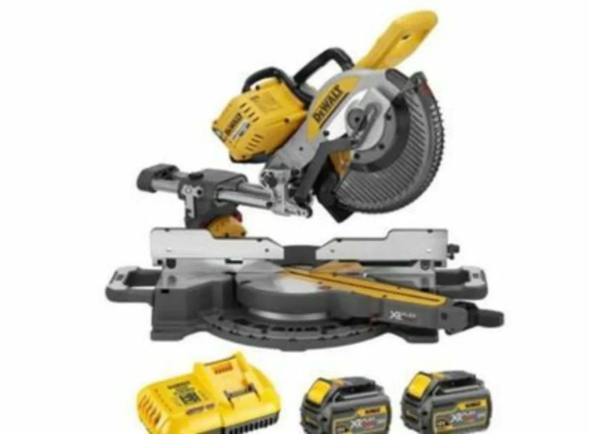 DeWalt DCS727T2 54V XR 250mm FlexVolt Mitre Saw - Image 1