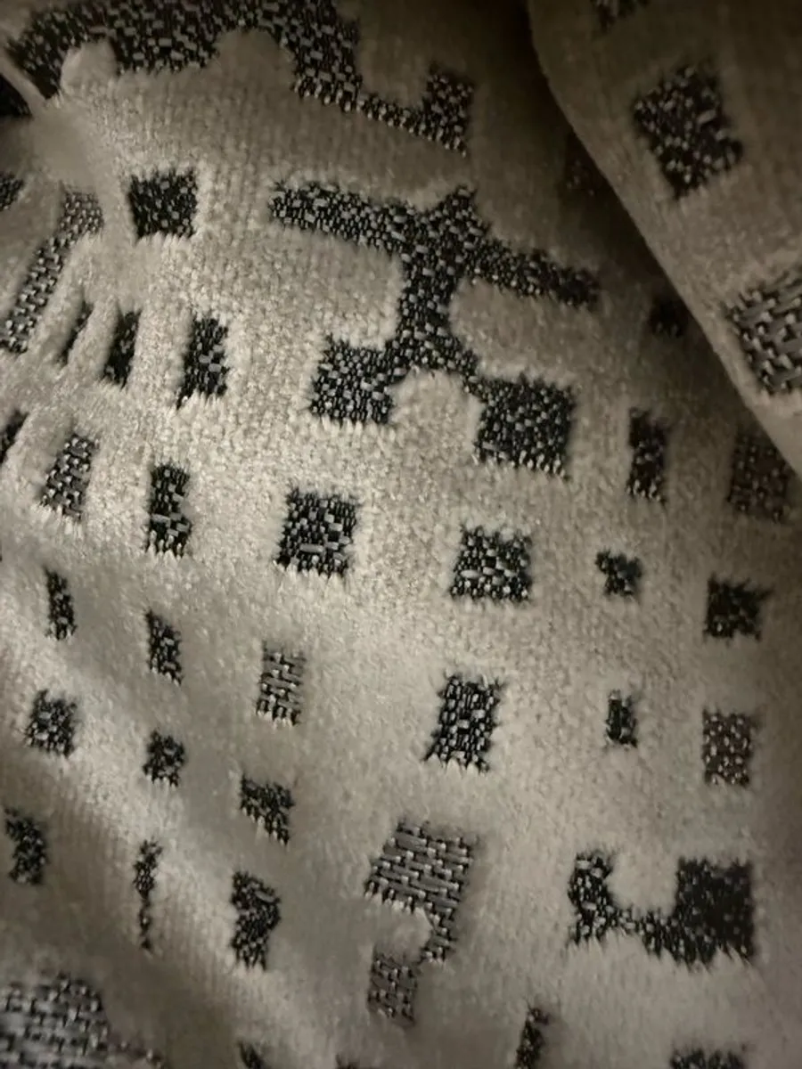 90x90 curtains silver and white and grey - Image 4
