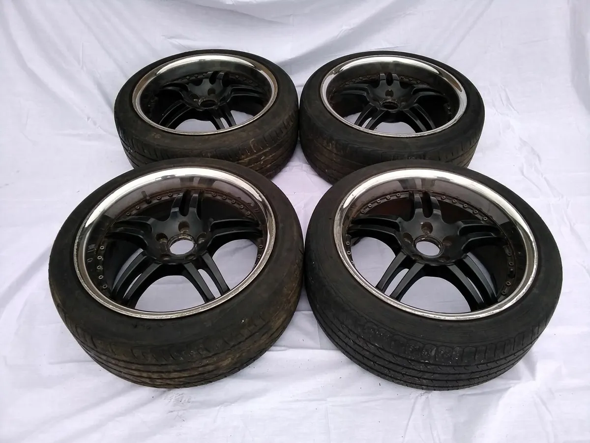 18" Deep dish alloys 5x112 --VW/Audi - Image 1