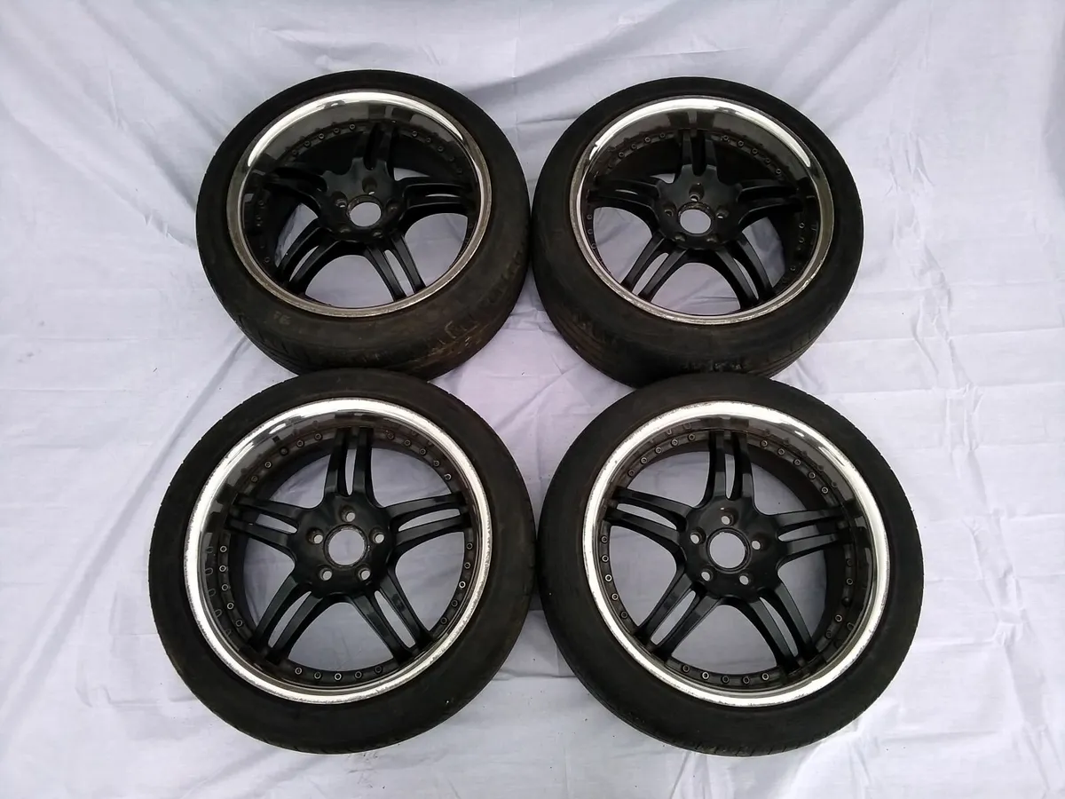 18" Deep dish alloys 5x112 --VW/Audi - Image 2