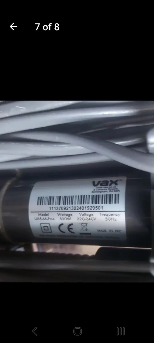 Vax air pet max  vaccum cleaner - Image 3