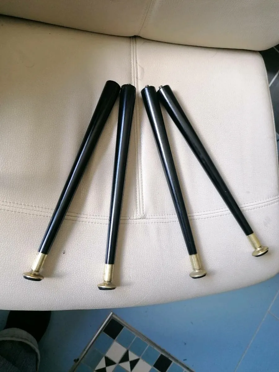 Vintage Atomic table legs, 60's new old stock - Image 1