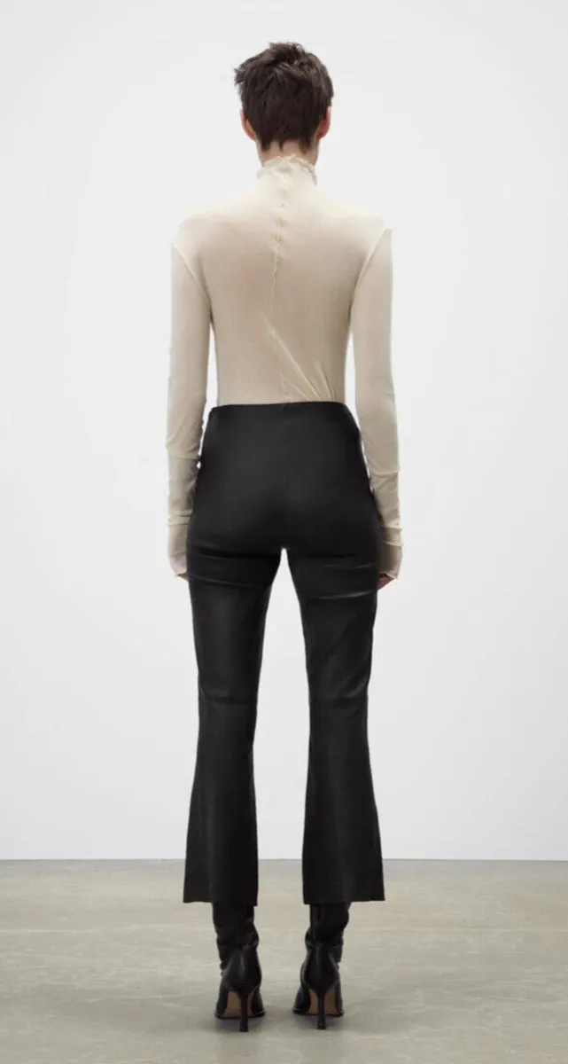 Brand new Zara Leather trousers S  Black - Image 2