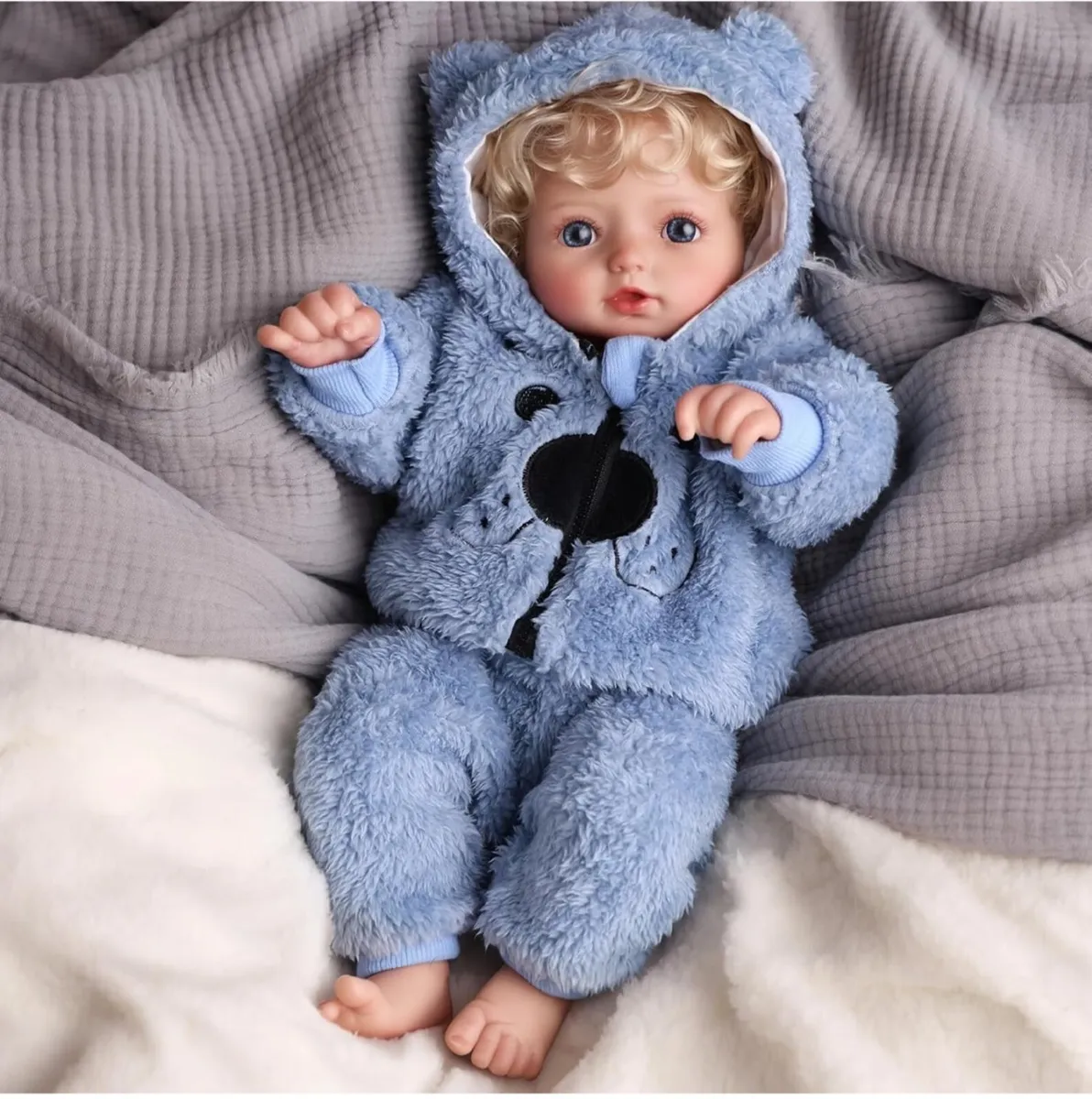 Reborn Dolls 17 InchLifelike Realistic Baby boy - Image 3