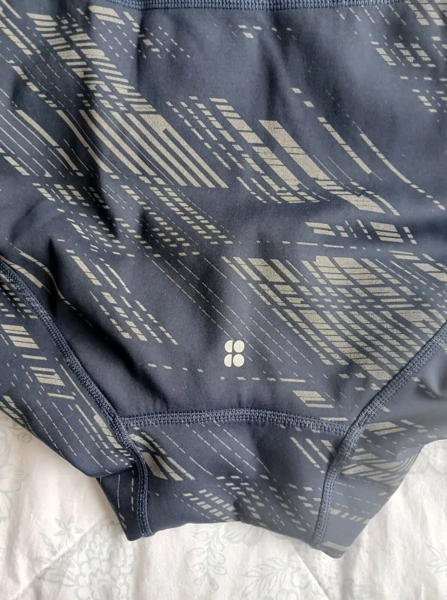 Sweaty Betty navy Power full zip jacket - Image 3