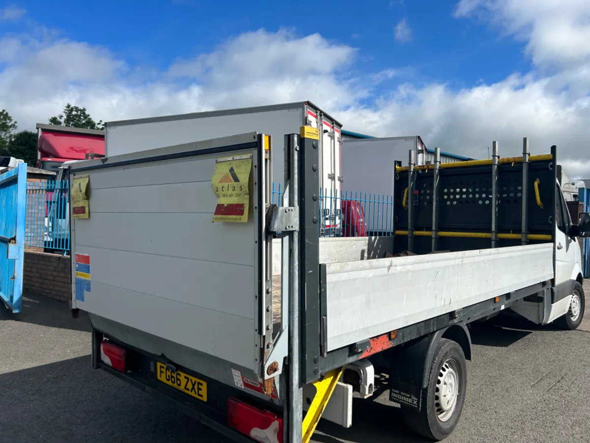 2016 14ft dropside flat body with tail lift - Image 1