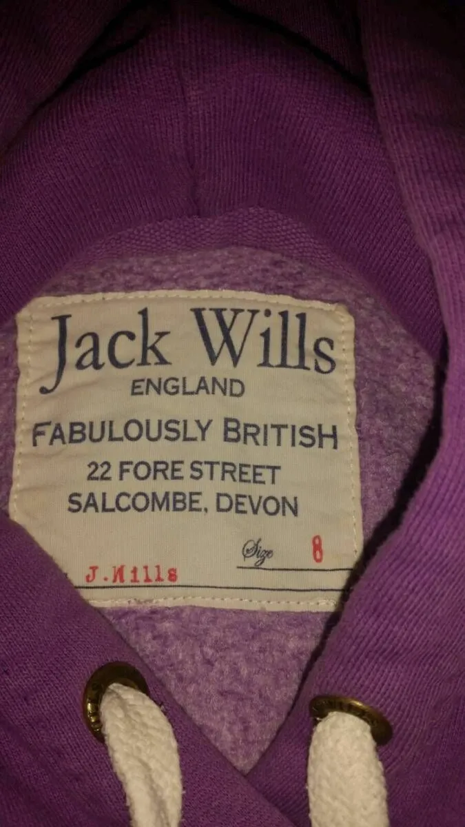 Jack Wills Rowing Social hoodie Sz 8 - Image 3