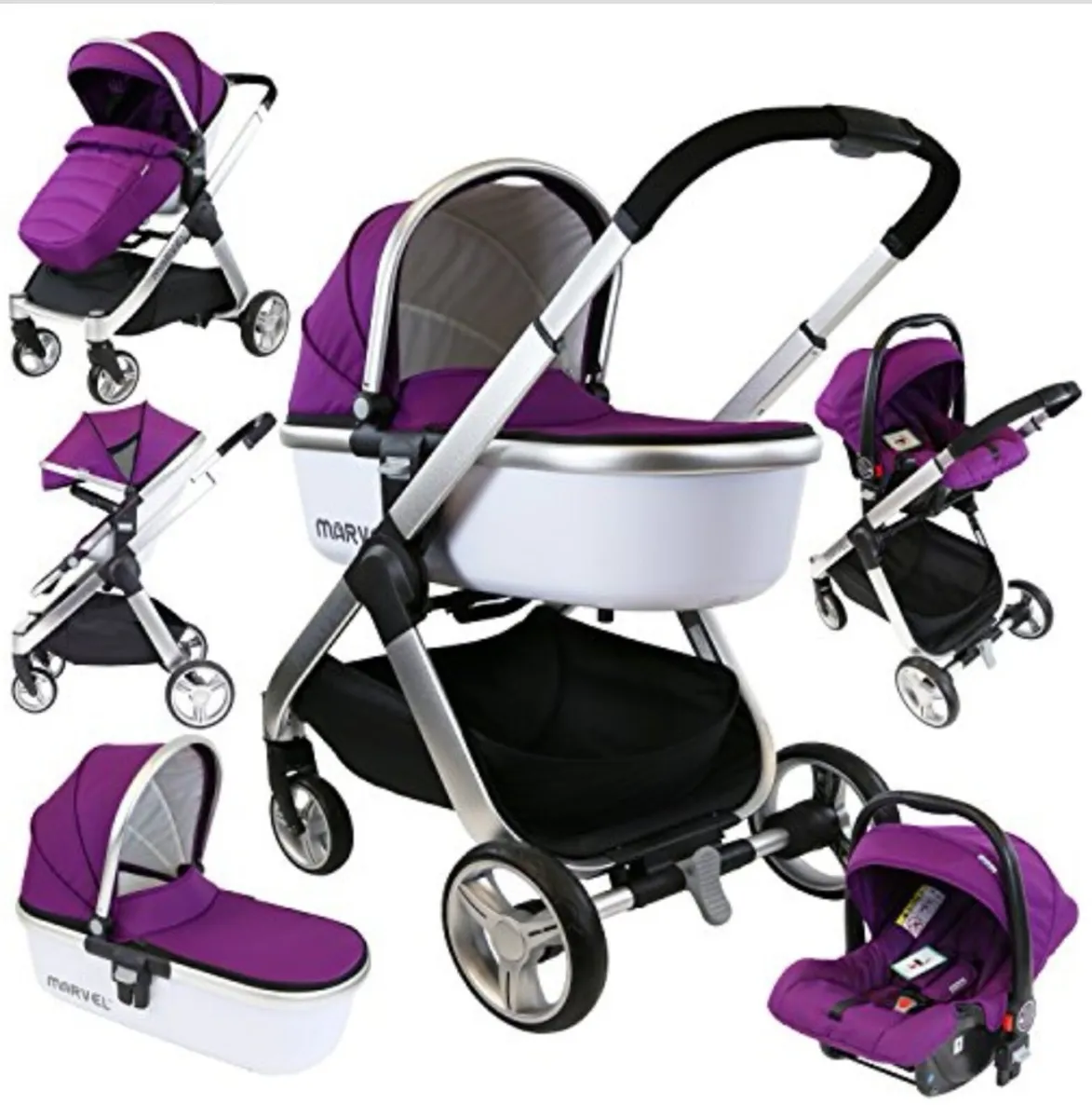 Baby carriage set 3 in 1 - Image 1