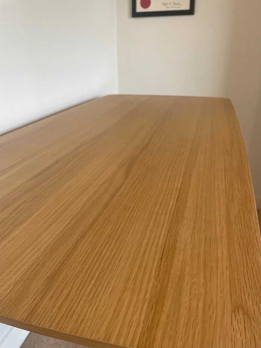 Oak Desk Console Table - Image 2
