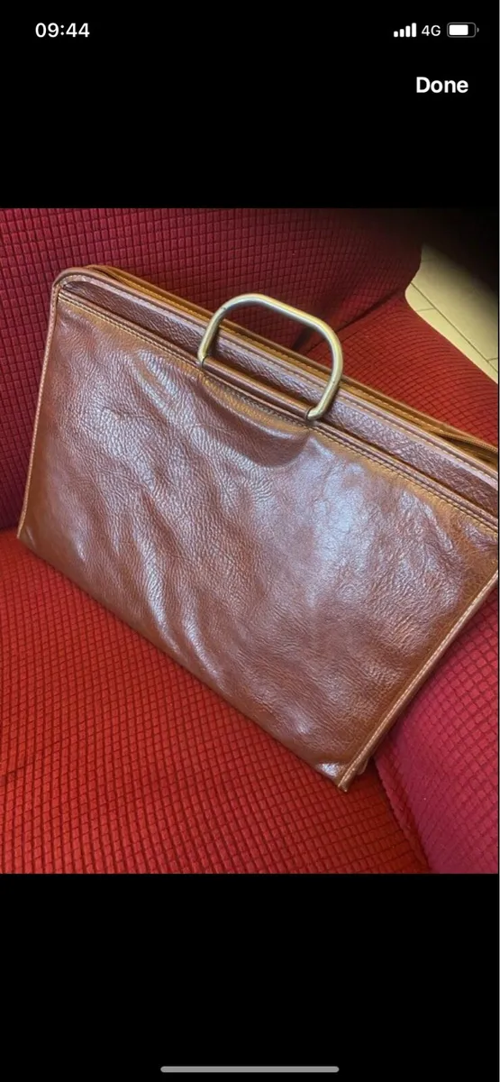 Lather Laptop/ Document Bag - Image 2