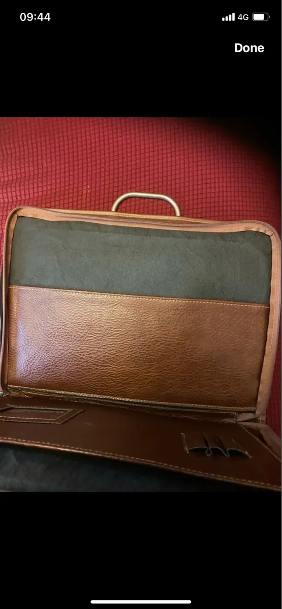 Lather Laptop/ Document Bag - Image 3