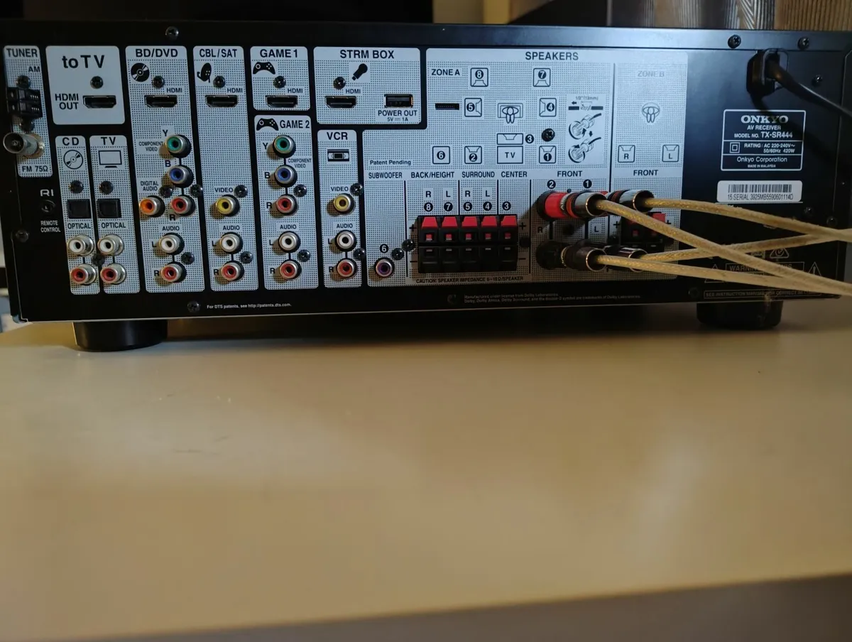 A/V Receiver and 5.1 Speakers - Image 4