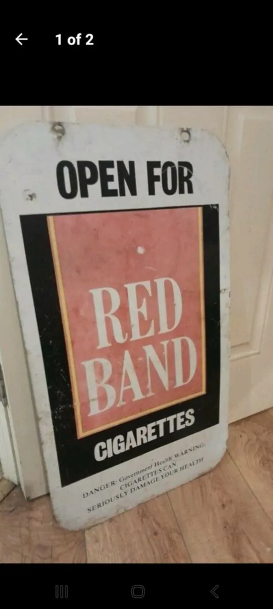 Vintage Sign - Image 1