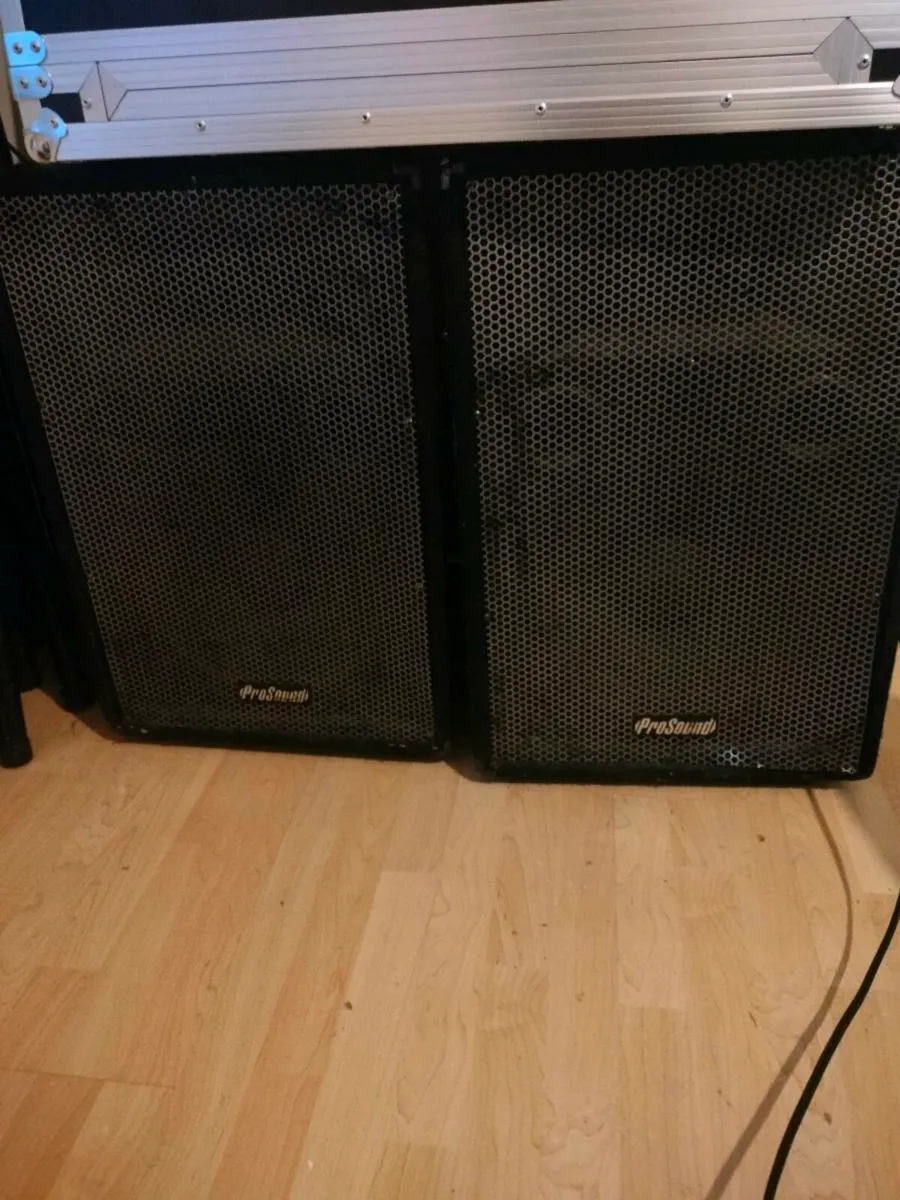 500watt Pro Sound Speakers - Image 1