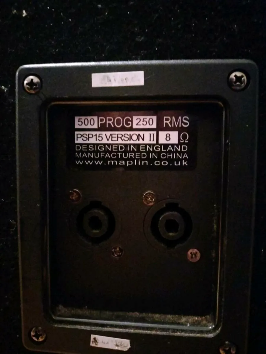 500watt Pro Sound Speakers - Image 2