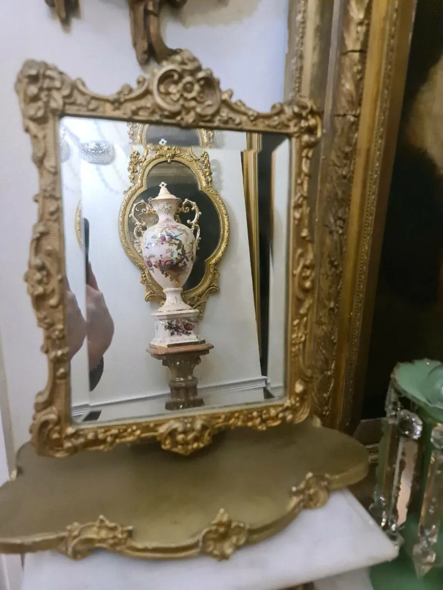Victorian dressing table mirror - Image 2