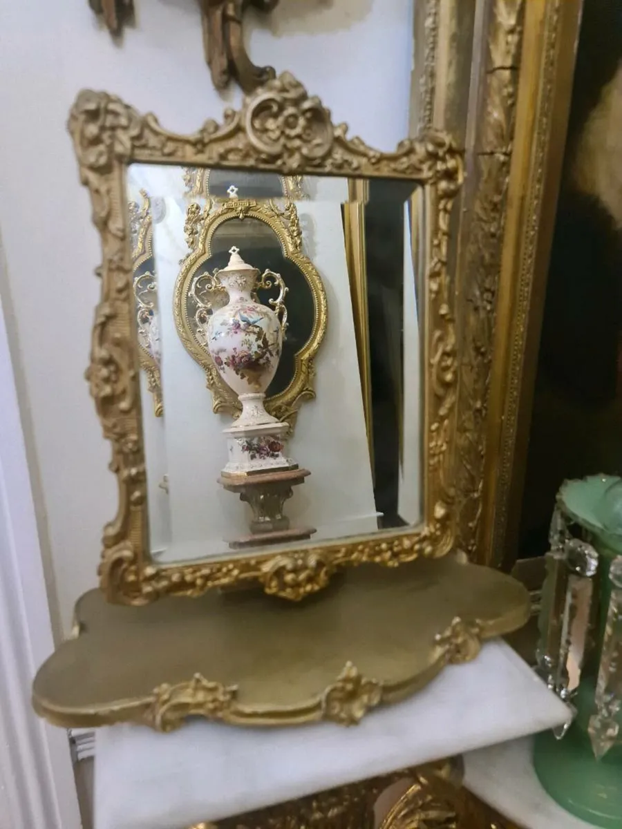 Victorian dressing table mirror - Image 3