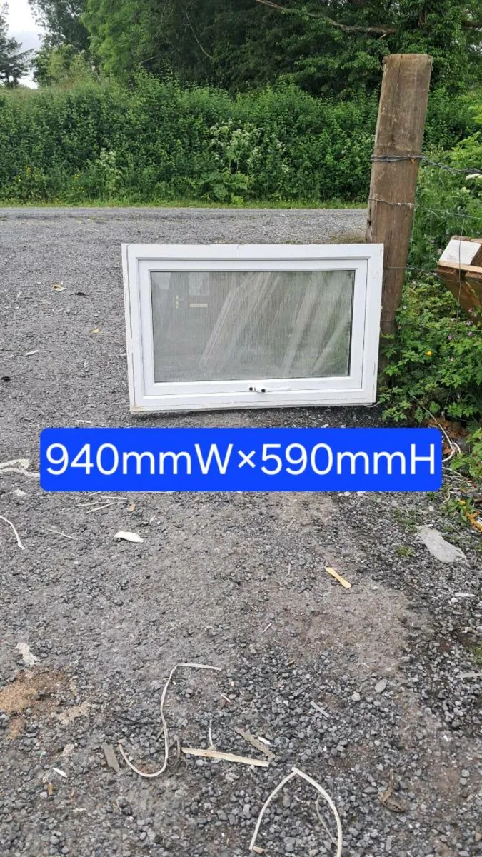 PVC BATHROOM WINDOW