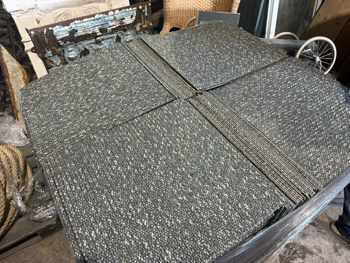 Large quantity of reclaimed carpet tiles - Image 3