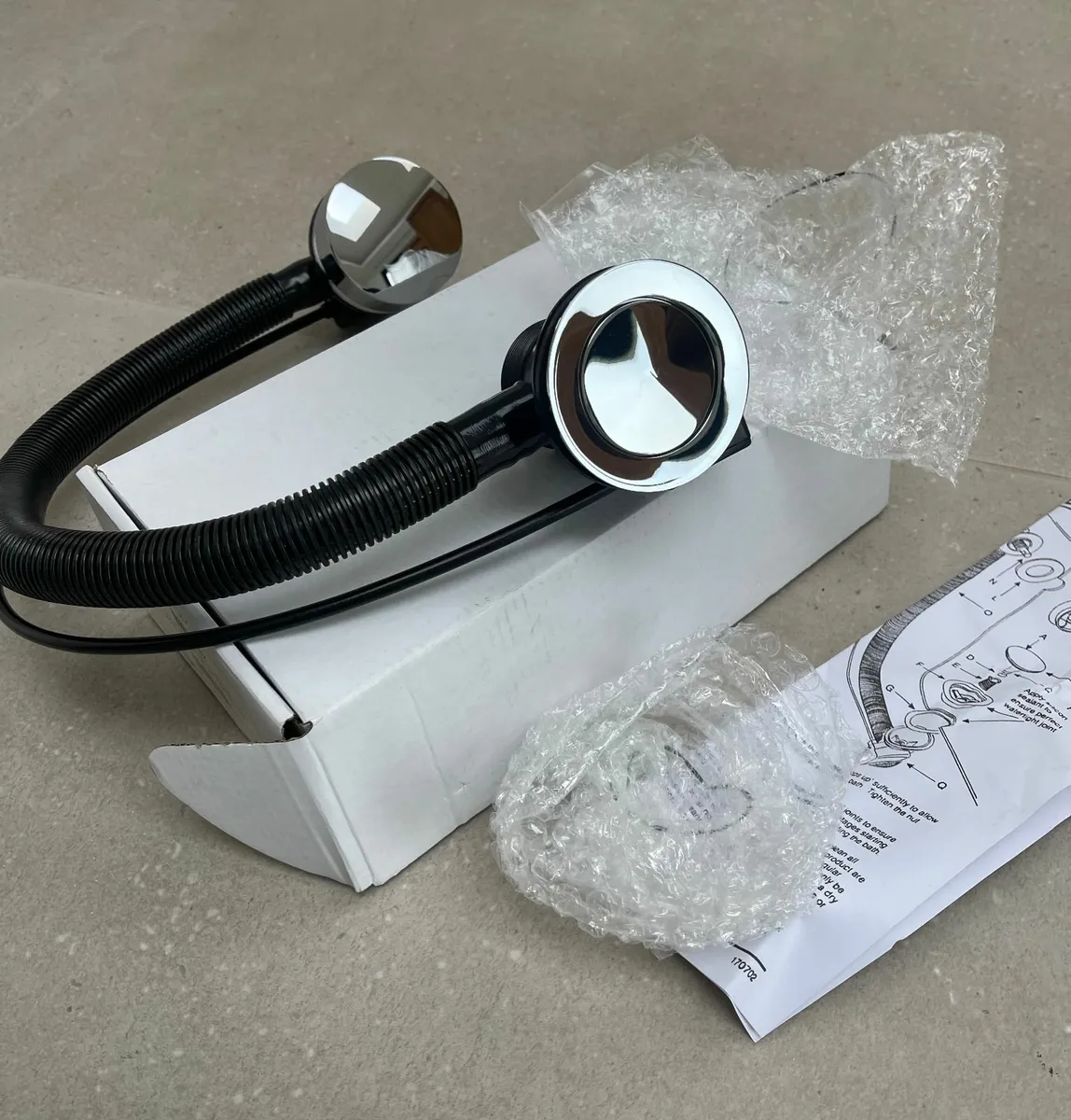 Brand New half price Pop-up Chrome Bath Waste - Image 2