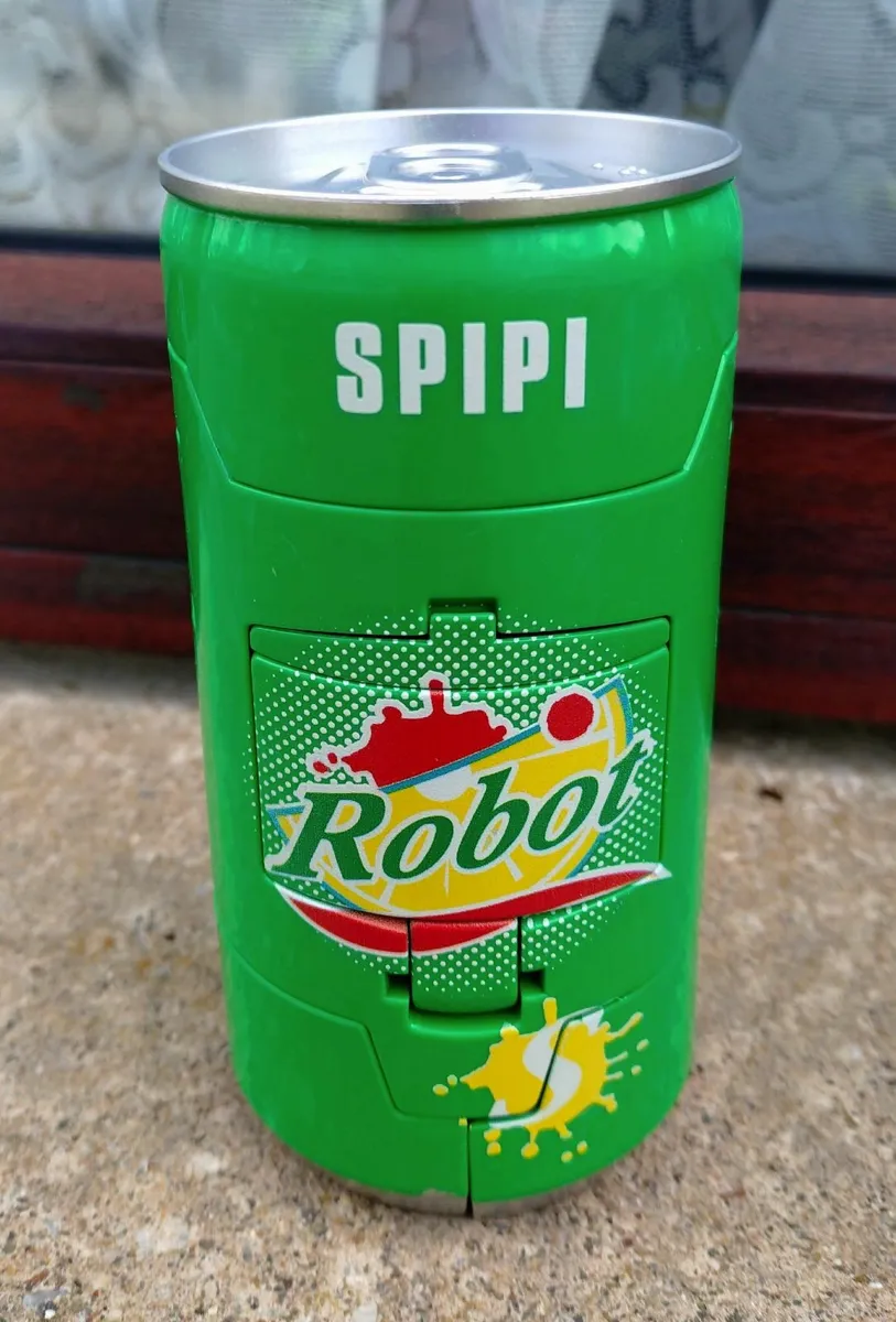 PLASTIC CAN TRANSFORMS INTO A ROBOT (NEW). - Image 3