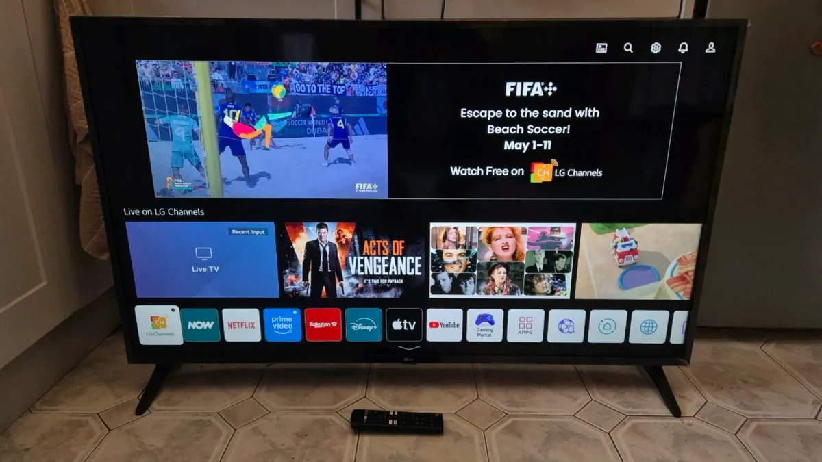 50" LG 4K Ultra HD Smart TV - Image 1