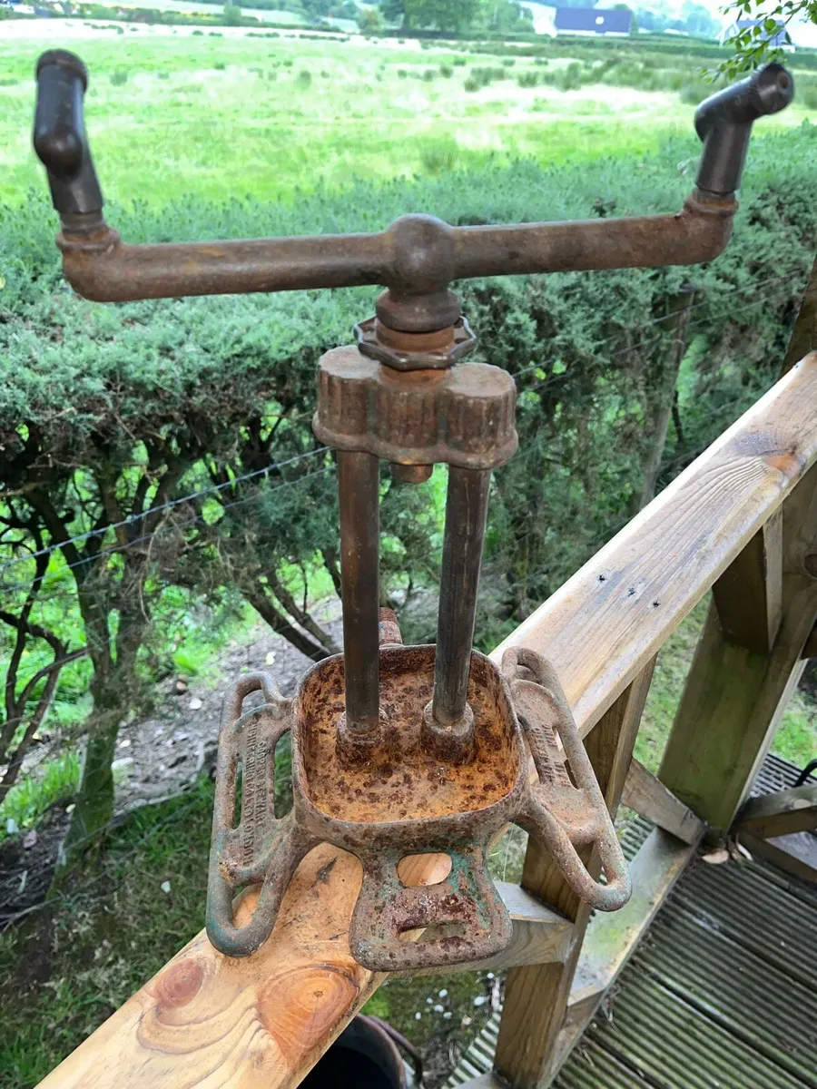 Pair of Vintage Rain King Cast Iron Sprinklers - Image 4