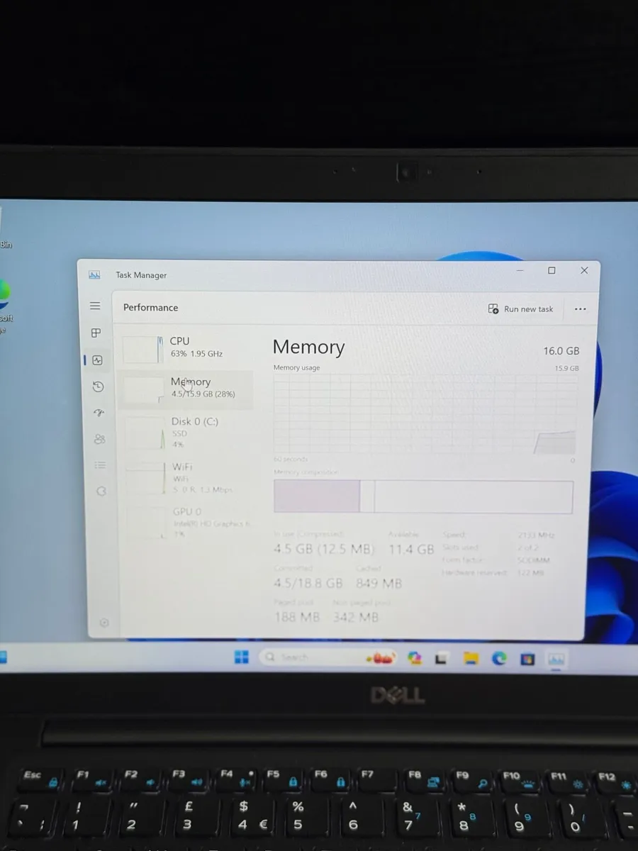 Dell Latitude 7490 Laptop i5/16GB/256SSD/FHD - Image 3