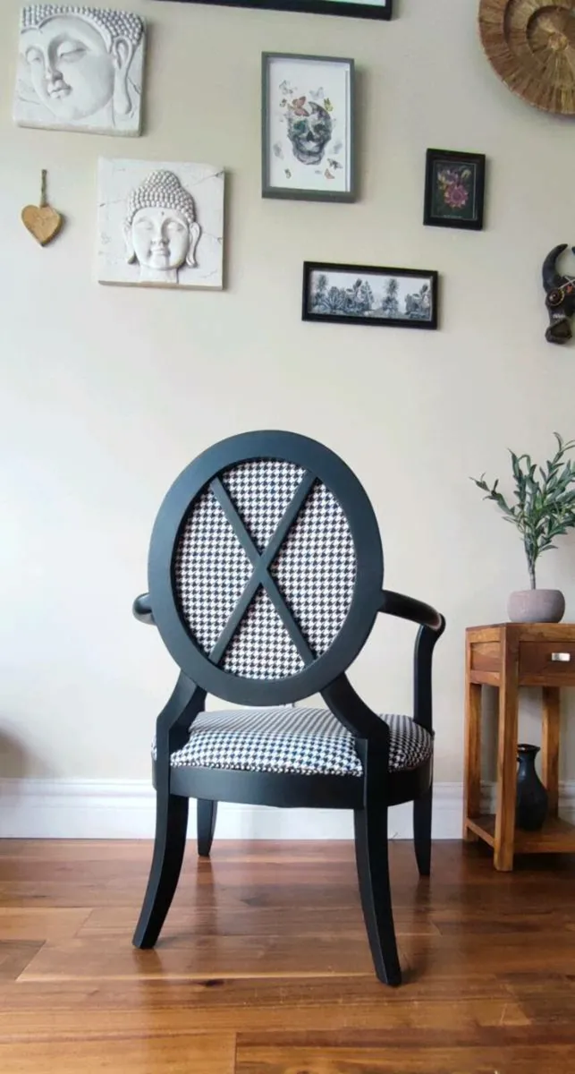 Houndstooth Armchair - Image 2